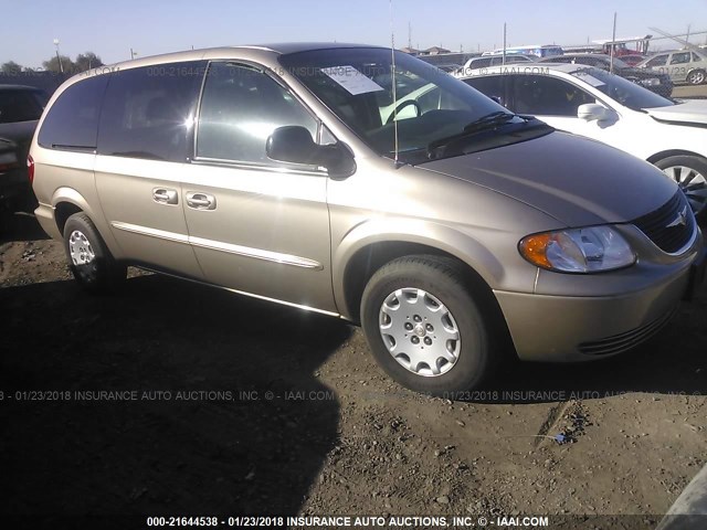 2C8GP24R53R339330 - 2003 CHRYSLER TOWN & COUNTRY  TAN photo 1