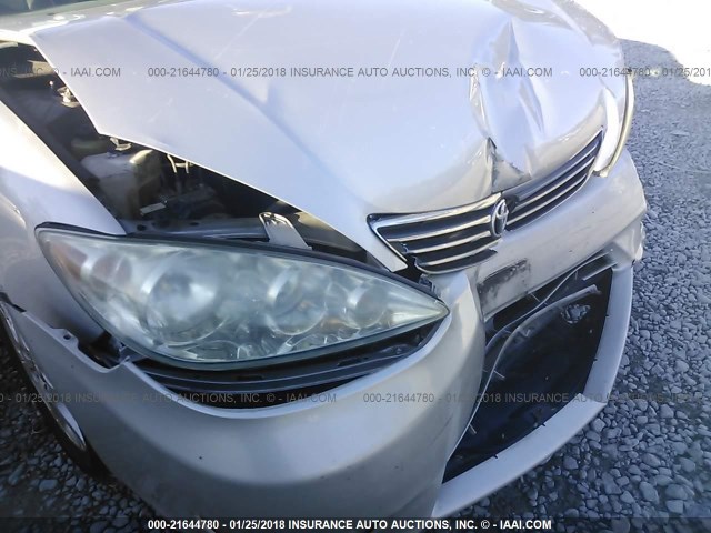 4T1BF30K25U086420 - 2005 TOYOTA CAMRY LE/XLE/SE 银色 照片 6