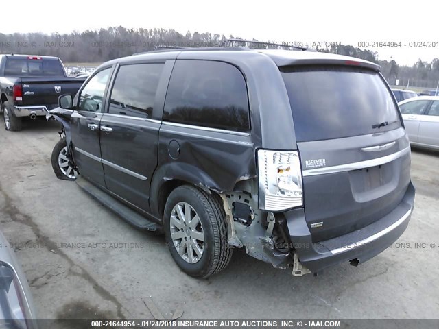 2C4RC1BG7FR565262 - 2015 CHRYSLER TOWN & COUNTRY TOURING GRAY photo 3