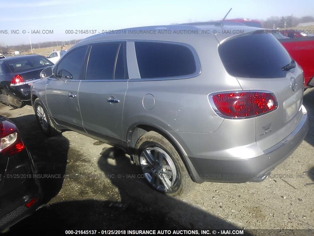 5GAER13778J296233 - 2008 BUICK ENCLAVE CX SILVER photo 3