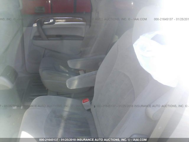 5GAER13778J296233 - 2008 BUICK ENCLAVE CX SILVER photo 8