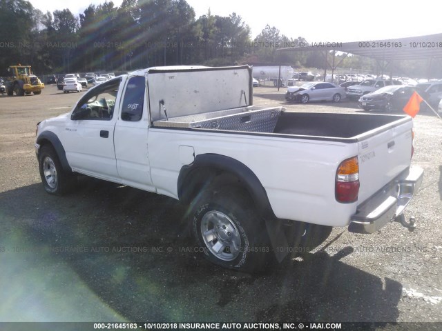 5TESN92N74Z344423 - 2004 TOYOTA TACOMA XTRACAB PRERUNNER თეთრი ფოტო 3