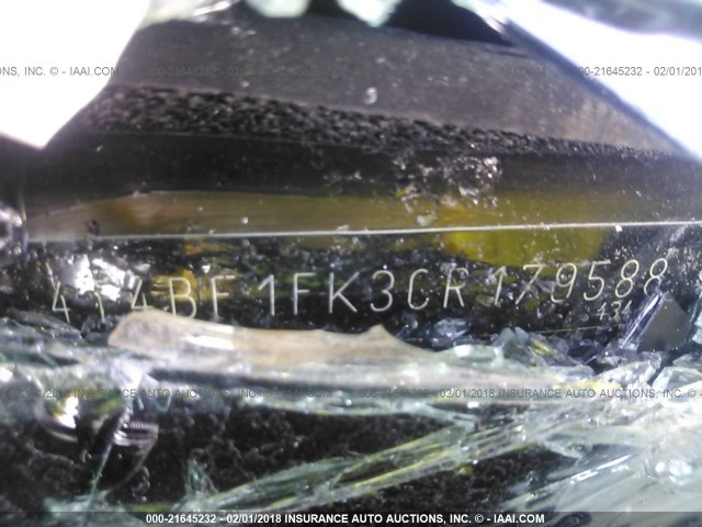 4T4BF1FK3CR179588 - 2012 TOYOTA CAMRY SE/LE/XLE RED photo 9