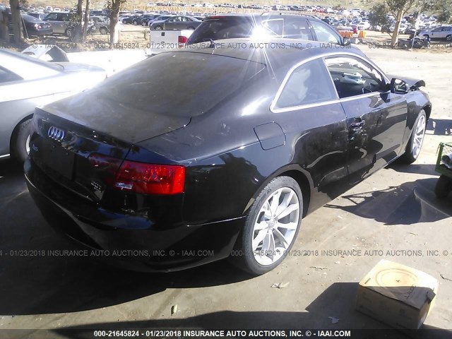 WAUCFAFR2DA078378 - 2013 AUDI A5 PREMIUM BLACK photo 4