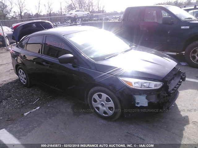 1FADP3E22GL376805 - 2016 FORD FOCUS S BLACK photo 1