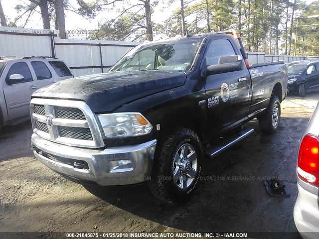 3C6MR5BJXEG262371 - 2014 RAM 2500 SLT BLACK photo 2