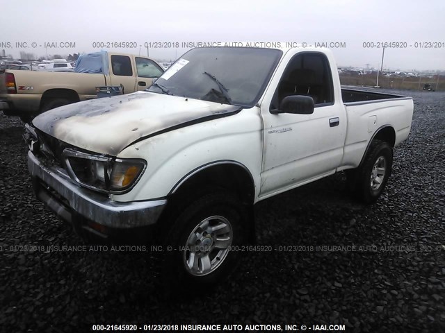 4TAPN62N3TZ153320 - 1996 TOYOTA TACOMA WHITE photo 2