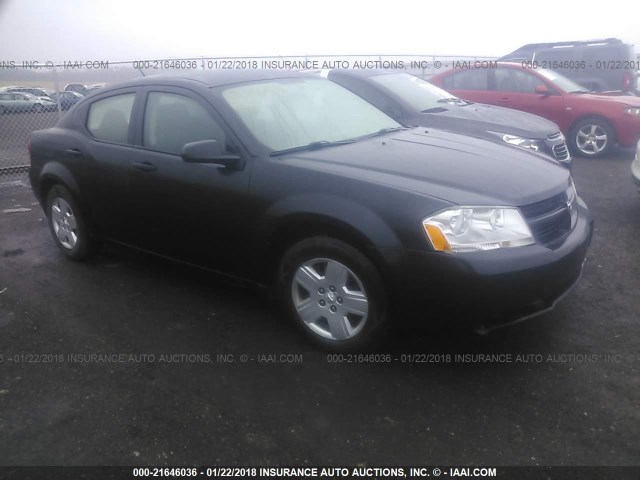 1B3CC4FB1AN114714 - 2010 DODGE AVENGER SXT BLACK photo 1