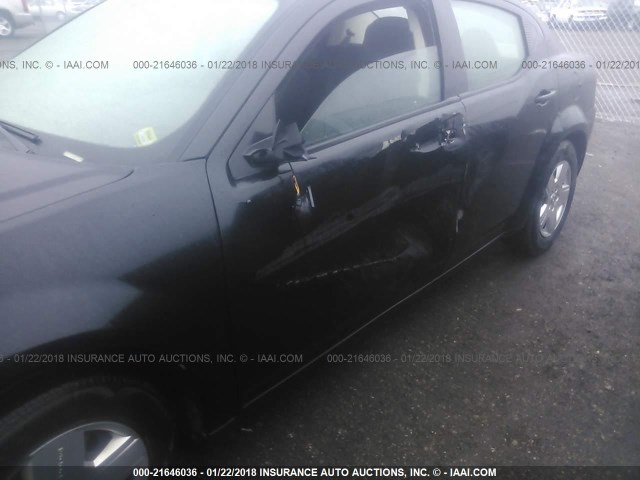 1B3CC4FB1AN114714 - 2010 DODGE AVENGER SXT BLACK photo 6