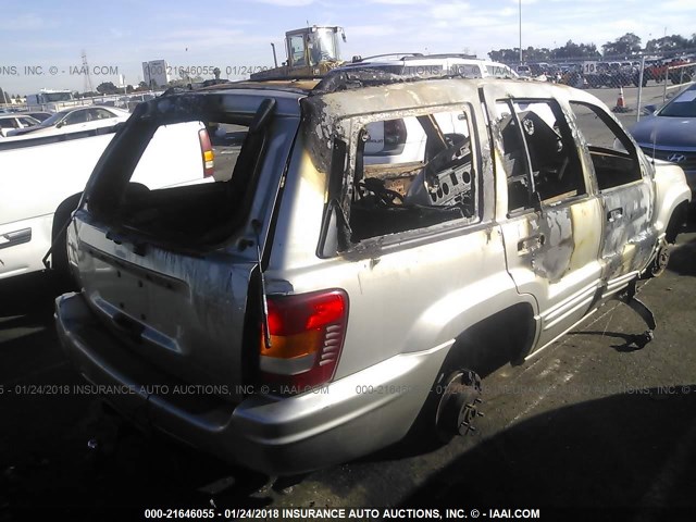 1J4GW48N54C149197 - 2004 JEEP GRAND CHEROKEE LAREDO/COLUMBIA/FREEDOM 银色 照片 4