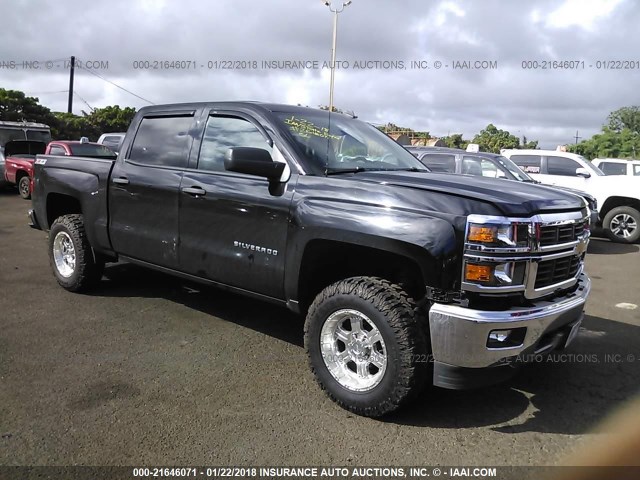 3GCUKREC0EG307965 - 2014 CHEVROLET SILVERADO K1500 LT BLACK photo 1