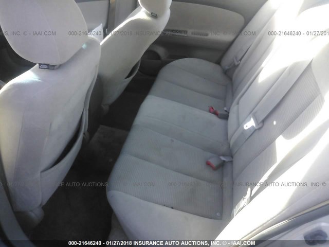 1N4AL11D55C955410 - 2005 NISSAN ALTIMA S/SL SILVER photo 8