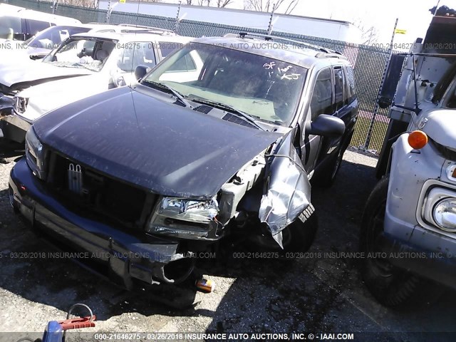 1GNDT13S432343874 - 2003 CHEVROLET TRAILBLAZER  BLACK photo 2