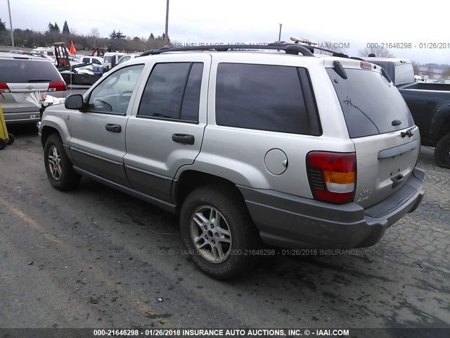 1J4GW48S04C302381 - 2004 JEEP GRAND CHEROKEE LAREDO/COLUMBIA/FREEDOM Pewter photo 3