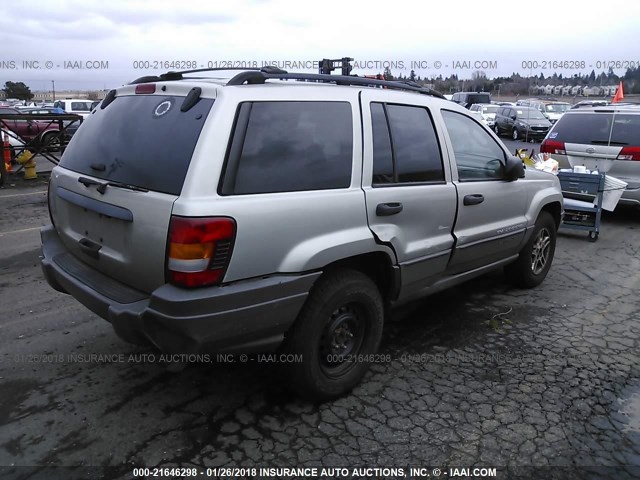 1J4GW48S04C302381 - 2004 JEEP GRAND CHEROKEE LAREDO/COLUMBIA/FREEDOM 锡色 照片 4