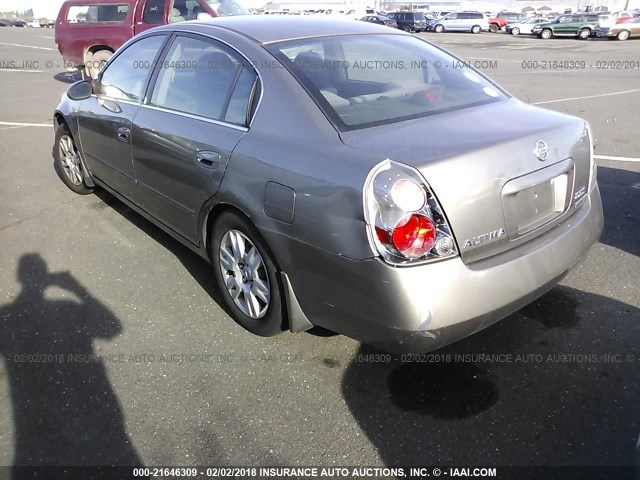 1N4AL11D06N429949 - 2006 NISSAN ALTIMA S/SL GRAY photo 3