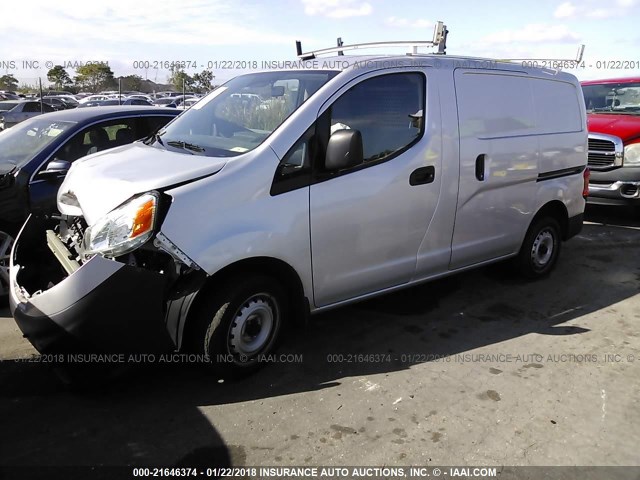 3N6CM0KN0GK697163 - 2016 NISSAN NV200 2.5S/2.5SV SILVER photo 2