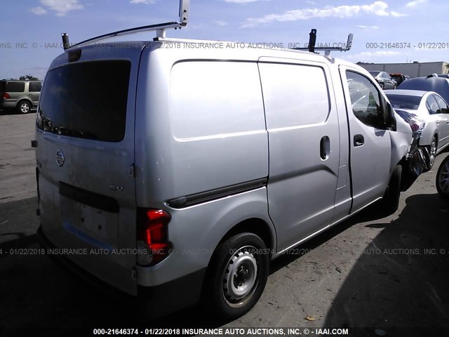 3N6CM0KN0GK697163 - 2016 NISSAN NV200 2.5S/2.5SV SILVER photo 4