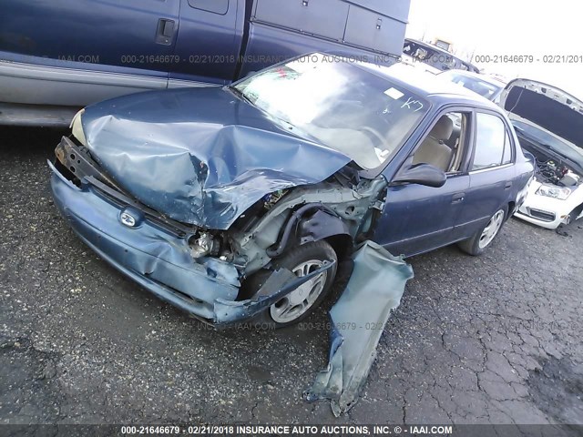 1Y1SK52831Z402901 - 2001 CHEVROLET GEO PRIZM LSI 蓝色 照片 2