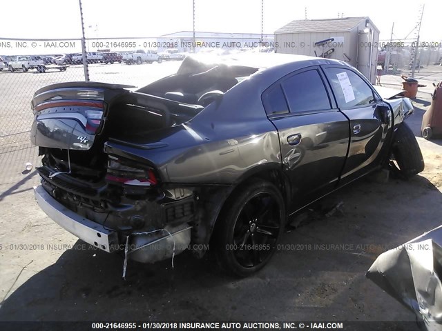 2C3CDXCTXGH173938 - 2016 DODGE CHARGER R/T GRAY photo 4