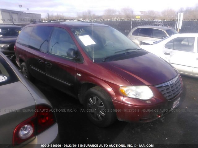 2A4GP54L57R151647 - 2007 CHRYSLER TOWN & COUNTRY TOURING MAROON photo 1