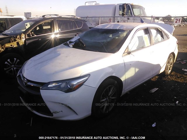 4T1BF1FK8GU162687 - 2016 TOYOTA CAMRY LE/XLE/SE/XSE WHITE photo 2