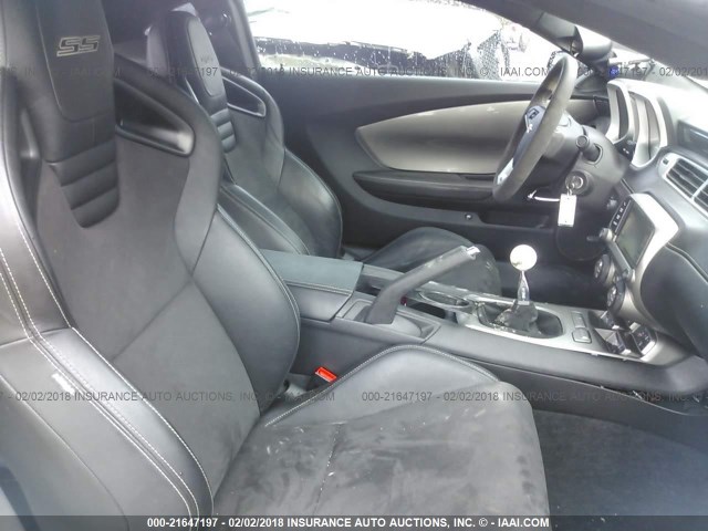 2G1FT1EW7E9122820 - 2014 CHEVROLET CAMARO 2SS BLACK photo 5