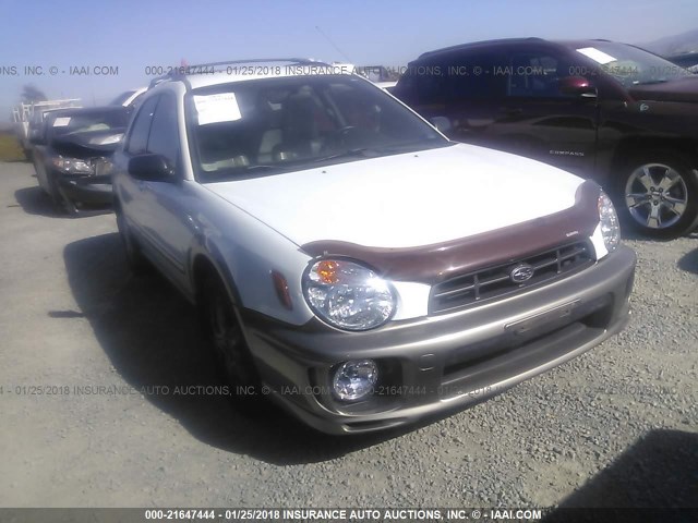 JF1GG68532H818796 - 2002 SUBARU IMPREZA OUTBACK SPORT WHITE photo 1