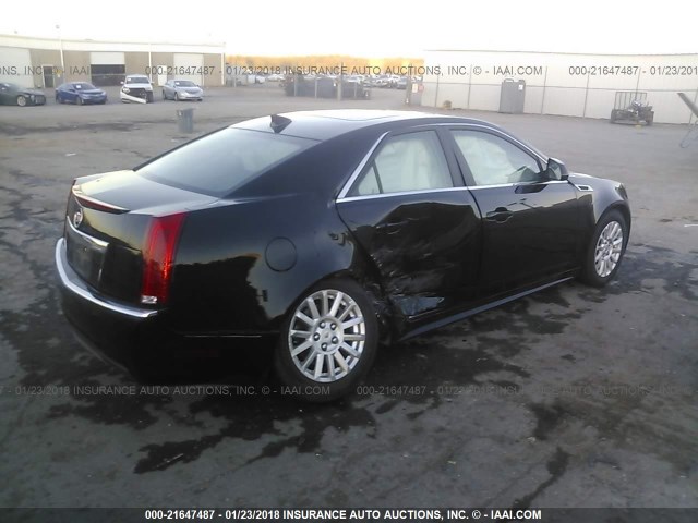 1G6DF5E50D0148112 - 2013 CADILLAC CTS LUXURY COLLECTION BLACK photo 4