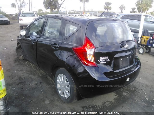 3N1CE2CP3FL354712 - 2015 NISSAN VERSA NOTE S/S PLUS/SV/SL/SR BLACK photo 3