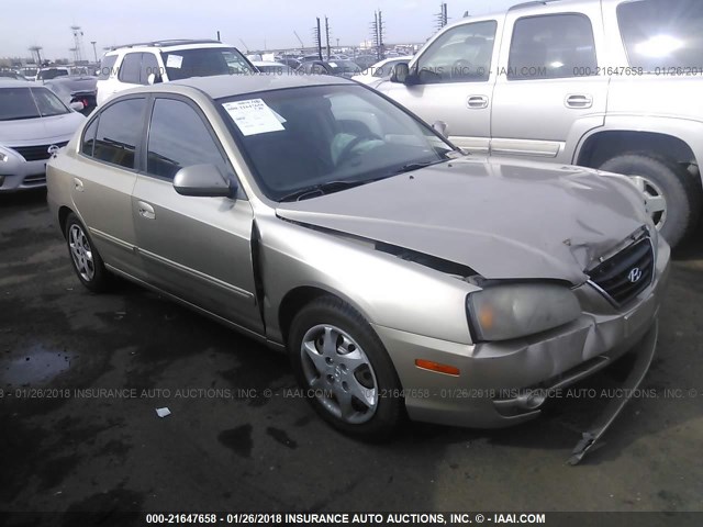 KMHDN46D86U364118 - 2006 HYUNDAI ELANTRA GLS/GT/LIMITED TAN photo 1