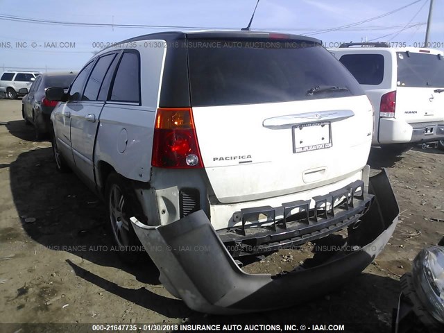 2A8GM68X87R338052 - 2007 CHRYSLER PACIFICA TOURING WHITE photo 3