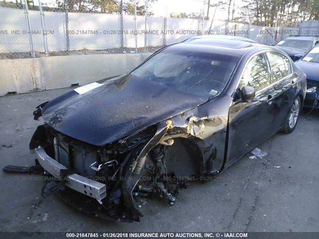 JN1CV6AR7FM520585 - 2015 INFINITI Q40 BLACK photo 2