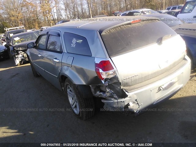 2D4FV47V06H424709 - 2006 DODGE MAGNUM SXT GRAY photo 3