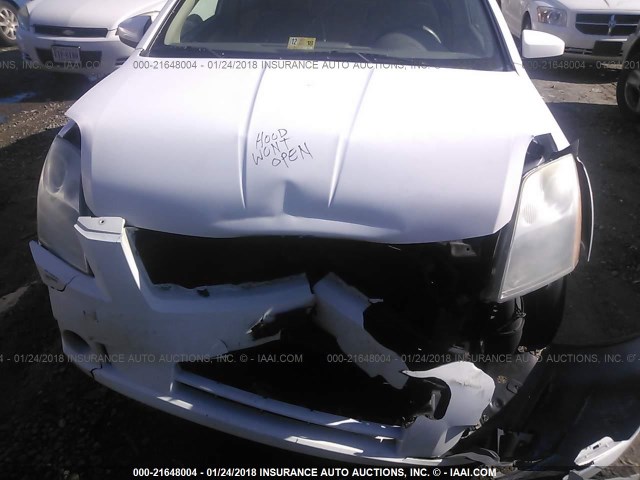 3N1AB61E69L616249 - 2009 NISSAN SENTRA 2.0/2.0S/2.0SL WHITE photo 10