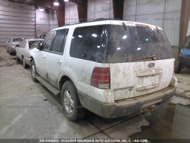 1FMPU16L34LA21743 - 2004 FORD EXPEDITION XLT WHITE photo 3