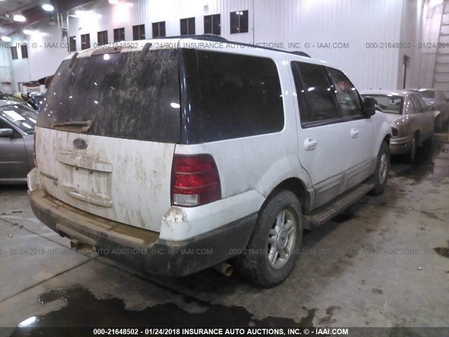 1FMPU16L34LA21743 - 2004 FORD EXPEDITION XLT 白色 照片 4