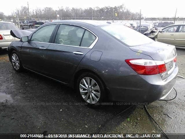 1HGCR2F81FA254218 - 2015 HONDA ACCORD EXL GRAY photo 3