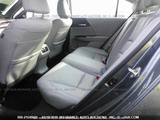 1HGCR2F81FA254218 - 2015 HONDA ACCORD EXL GRAY photo 8