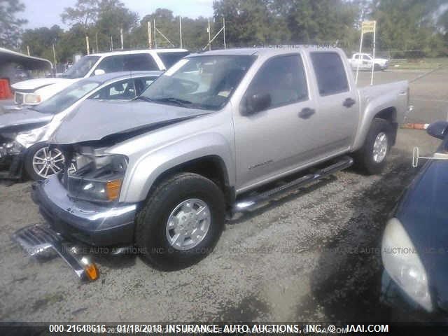 1GTDS136658151144 - 2005 GMC CANYON GRAY photo 2