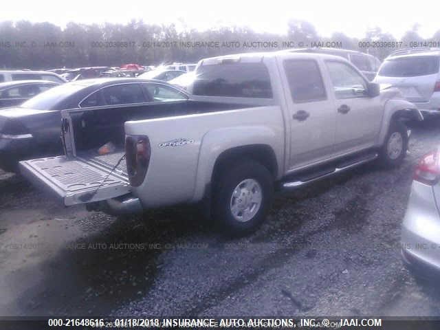 1GTDS136658151144 - 2005 GMC CANYON GRAY photo 4