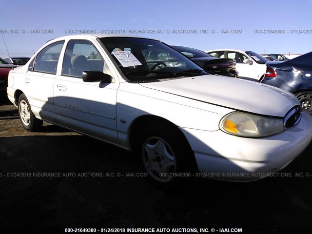 3FALP6536WM106401 - 1998 FORD CONTOUR GL/SPORT/LX WHITE photo 1