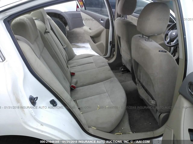 1N4AL21E69N503264 - 2009 NISSAN ALTIMA 2.5/2.5S WHITE photo 8