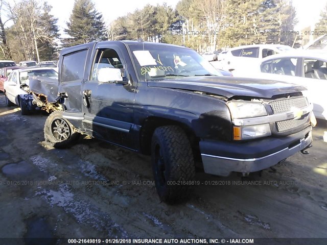 2GCEK13TX41364190 - 2004 CHEVROLET SILVERADO K1500 BLACK photo 1