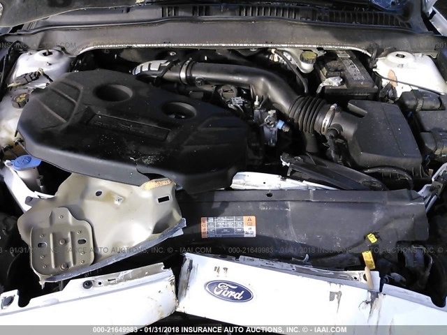 3FA6P0K95FR268512 - 2015 FORD FUSION TITANIUM WHITE photo 10