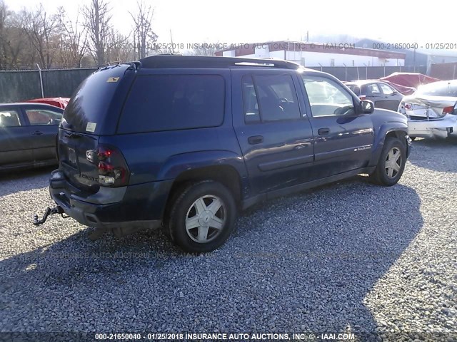 1GNES16S736178043 - 2003 CHEVROLET TRAILBLAZER EXT BLUE photo 4