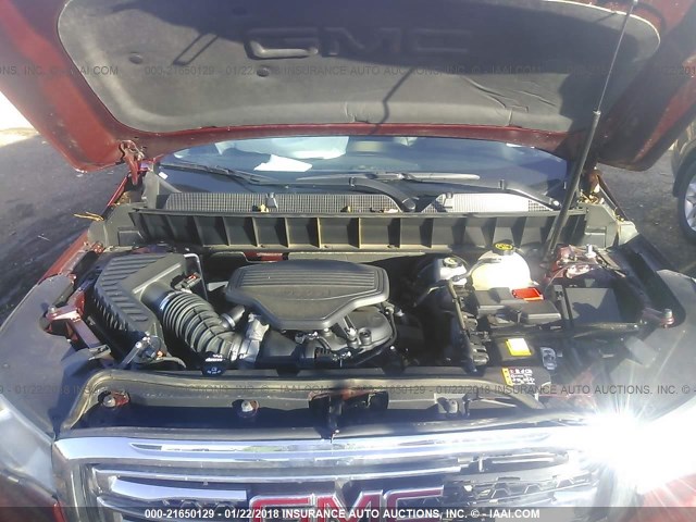 1GKKNMLS0HZ192739 - 2017 GMC ACADIA SLT-1 Marron photo 10