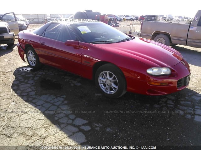 2G1FP22G012113676 - 2001 CHEVROLET CAMARO Z28 RED photo 1