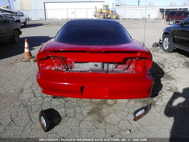 2G1FP22G012113676 - 2001 CHEVROLET CAMARO Z28 RED photo 6