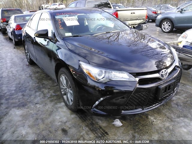 4T1BF1FK8HU408736 - 2017 TOYOTA CAMRY LE/XLE/SE/XSE BLACK photo 1